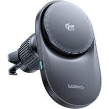 Автомобильный держатель с функцией беспроводной зарядки Baseus PrimeTrip VC2 Pro (C0013N00) - Black: фото 1 из 18