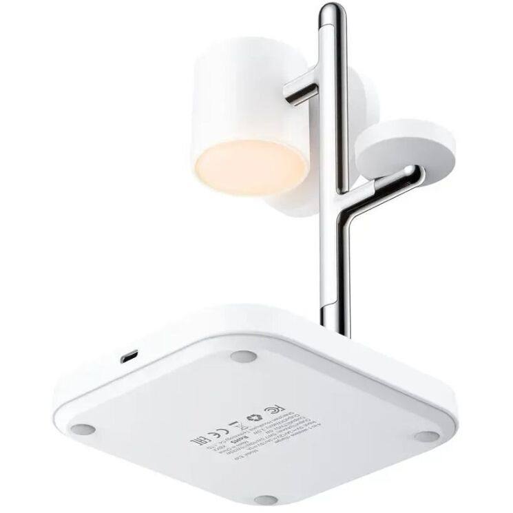 Беспроводное зарядное устройство ACEFAST 4 in 1 Qi2 (25W) - White: фото 5 из 8