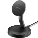 Беспроводное зарядное устройство Spigen EF151MS Essential Magnetic 15W (ACH10441) - Black: фото 1 из 8