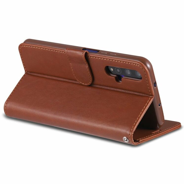 Чехол AZNS Wallet Case для Huawei Honor 20 / Nova 5T - Brown: фото 7 из 9