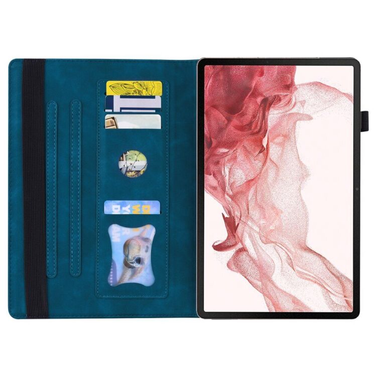 Чехол Deexe Business Style для Samsung Galaxy Tab S10 FE Plus - Blue: фото 2 из 9