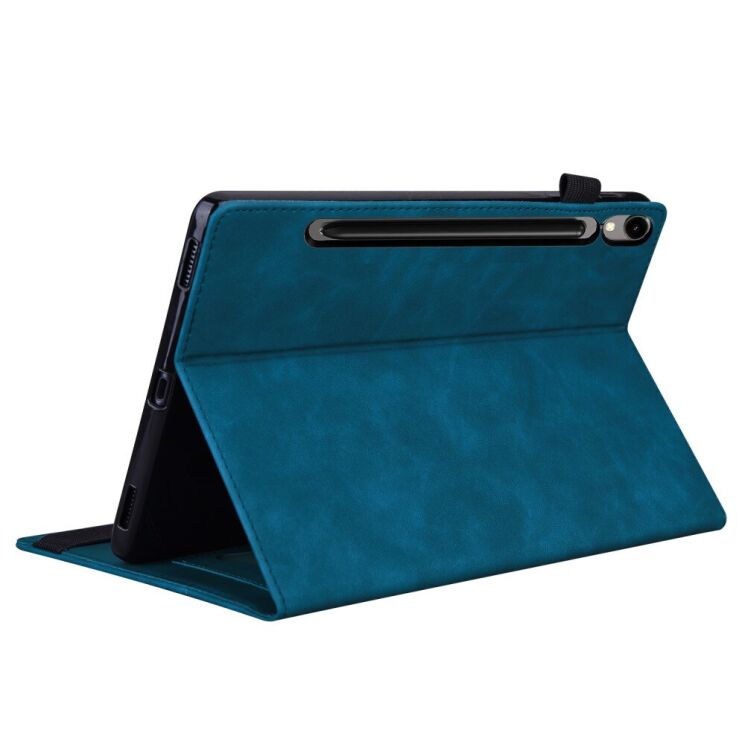 Чехол Deexe Business Style для Samsung Galaxy Tab S10 FE Plus - Blue: фото 4 из 9