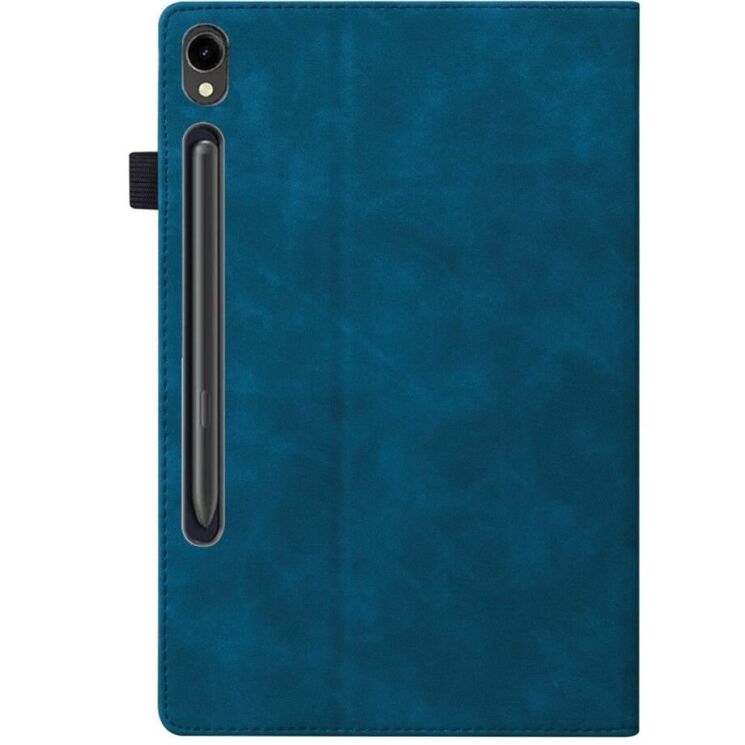 Чехол Deexe Business Style для Samsung Galaxy Tab S10 FE Plus - Blue: фото 6 из 9
