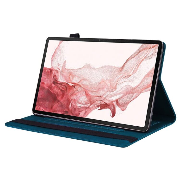 Чехол Deexe Business Style для Samsung Galaxy Tab S10 FE Plus - Blue: фото 3 из 9