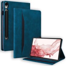 Чехол Deexe Business Style для Samsung Galaxy Tab S10 FE Plus - Blue: фото 1 из 9