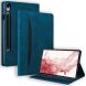 Чехол Deexe Business Style для Samsung Galaxy Tab S10 FE Plus - Blue (378500L). Фото 1 из 9