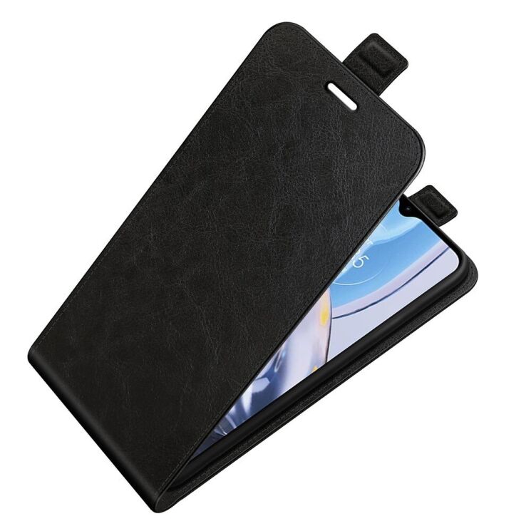 Чохол Deexe Flip Case для Motorola Moto E22 - Black: фото 3 з 9
