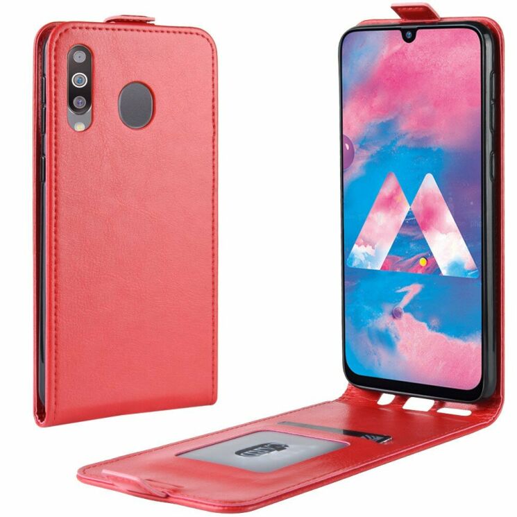Чехол Deexe Flip Case для Samsung Galaxy M30 (M305) / A40s (A407) - Red: фото 1 из 4