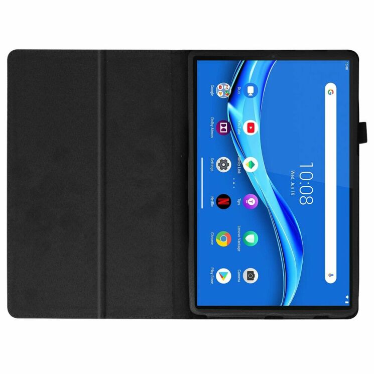 Чехол Deexe Folder Style для Lenovo Tab M10 Plus 1/2 Gen (TB-X606) - Black: фото 5 из 7