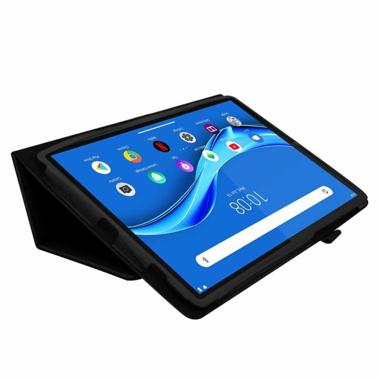 Чехол Deexe Folder Style для Lenovo Tab M10 Plus 1/2 Gen (TB-X606) - Black: фото 2 из 7