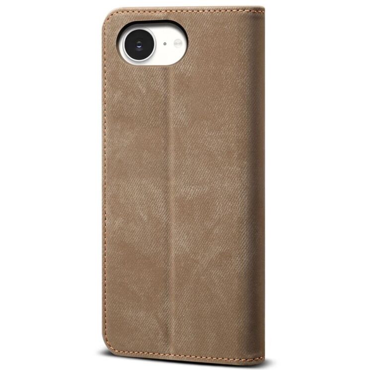 Чехол Deexe Jeans Style для Apple iPhone 16e - Khaki: фото 6 из 7