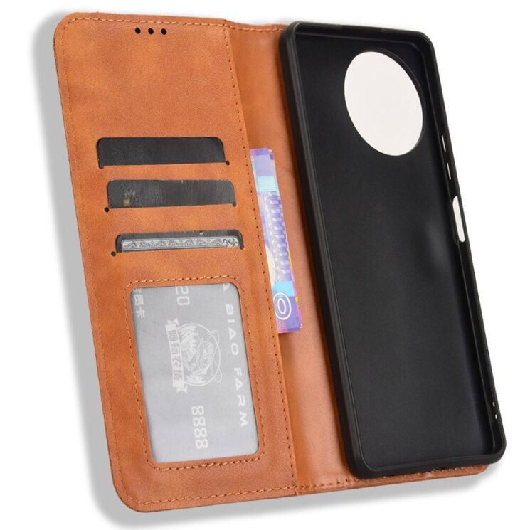 Чохол Deexe Retro Style для Blackview Shark 8 / Oscal Tiger 12 - Brown: фото 4 з 7