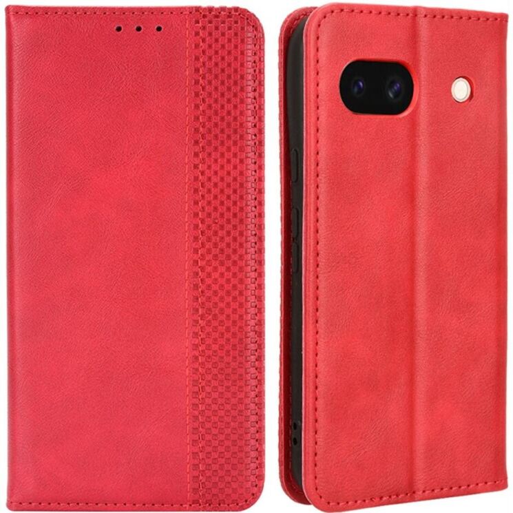 Чехол Deexe Retro Style для Google Pixel 8A - Red: фото 1 из 6