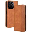 Чехол Deexe Retro Style для Honor 200 Smart - Brown (366908Z)