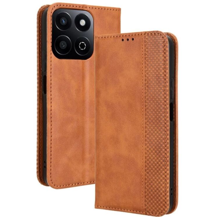 Чехол Deexe Retro Style для Honor 200 Smart - Brown: фото 1 из 7