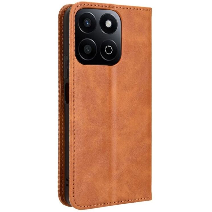 Чехол Deexe Retro Style для Honor 200 Smart - Brown: фото 6 из 7