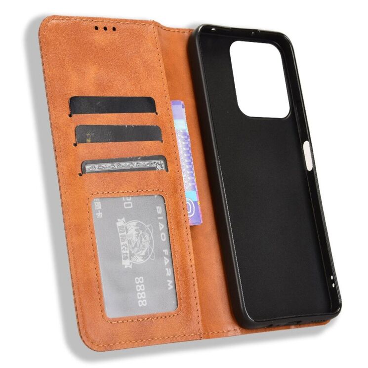 Чехол Deexe Retro Style для Honor 200 Smart - Brown: фото 4 из 7
