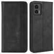Чохол Deexe Retro Style для Motorola Edge 30 Neo - Black (319602B)