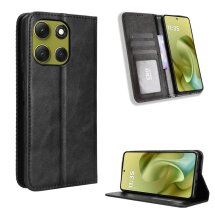 Чохол Deexe Retro Style для Motorola Moto G86 Power - Black: фото 1 з 15