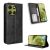 Чехол Deexe Retro Style для Motorola Moto G86 Power - Black: фото 1 из 15