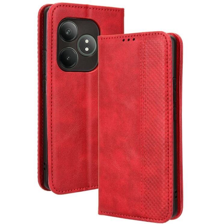 Чехол Deexe Retro Style для Realme GT Neo 6 SE / GT 6T - Red: фото 1 из 7