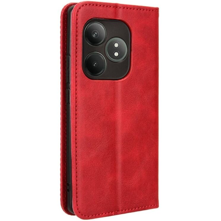 Чехол Deexe Retro Style для Realme GT Neo 6 SE / GT 6T - Red: фото 6 из 7
