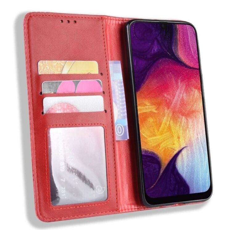 Чехол Deexe Retro Style для Samsung Galaxy A50 (A505) / A30s (A307) / A50s - Red: фото 6 из 12