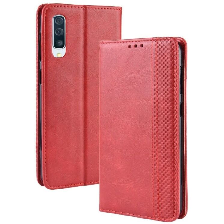 Чехол Deexe Retro Style для Samsung Galaxy A50 (A505) / A30s (A307) / A50s - Red: фото 2 из 12