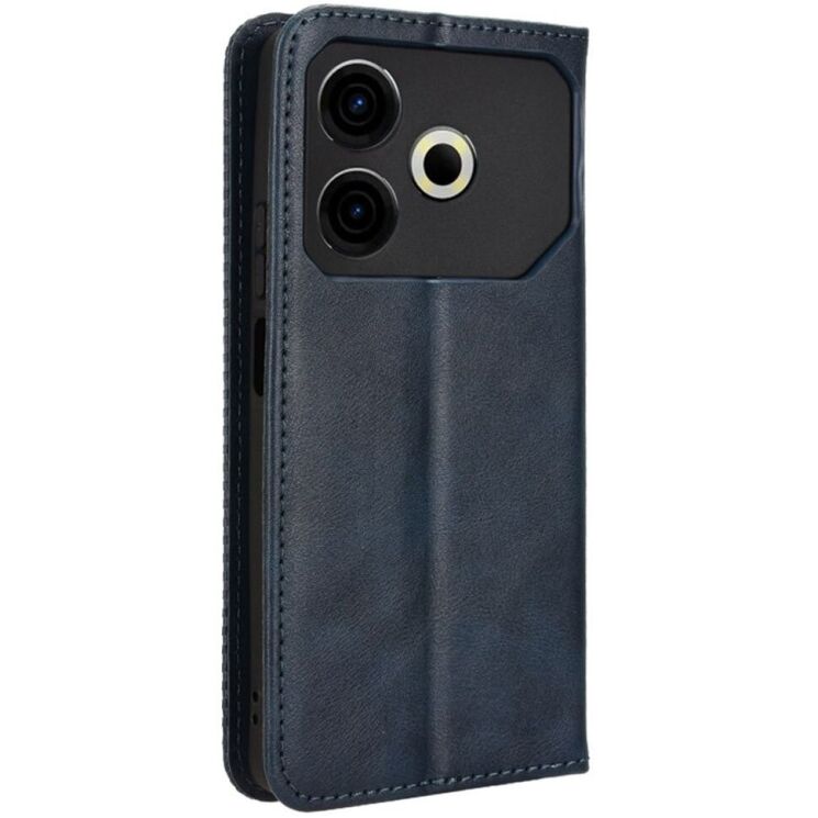 Чохол Deexe Retro Style для TECNO Pova 6 Neo - Blue: фото 6 з 7