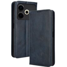 Чохол Deexe Retro Style для TECNO Pova 6 Neo - Blue: фото 1 з 7