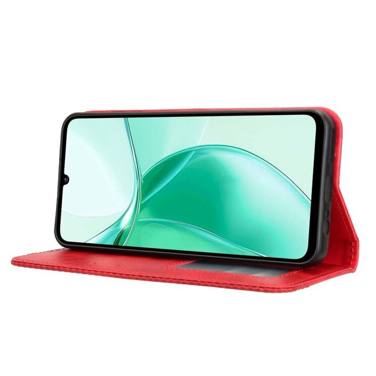 Чехол Deexe Retro Style для ZTE Blade A35 / Blade A55 - Red: фото 3 из 7
