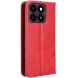 Чехол Deexe Retro Style для ZTE Blade A35 / Blade A55 - Red (367703R). Фото 6 из 7