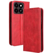 Чехол Deexe Retro Style для ZTE Blade A35 / Blade A55 - Red: фото 1 из 7