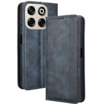 Чехол Deexe Retro Style для ZTE Nubia V70 - Blue: фото 1 из 7