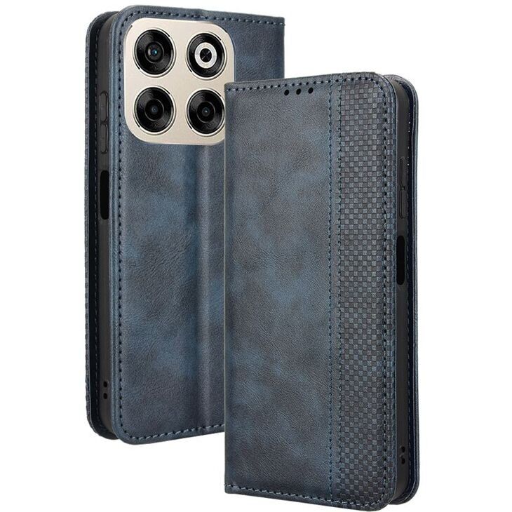 Чехол Deexe Retro Style для ZTE Nubia V70 - Blue: фото 1 из 7