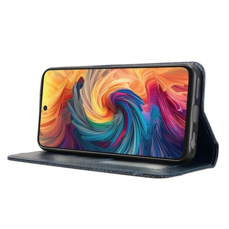 Чехол Deexe Retro Style для ZTE Nubia V70 - Blue: фото 3 из 7