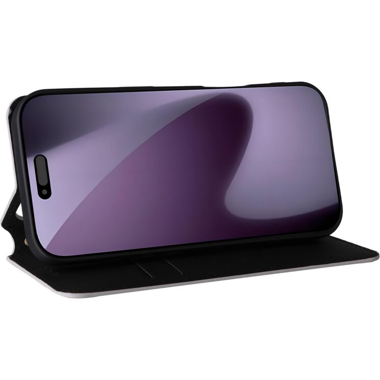Чохол Deexe Rhombus Book для iPhone 18 Pro Max / 17 Pro Max - Silver: фото 4 з 10