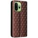 Чохол Deexe Rhombus Book для OnePlus 15T - Brown (410412Z). Фото 7 з 7