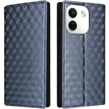 Чехол Deexe Rhombus Book для Xiaomi Redmi Note 17 Pro Max - Blue: фото 1 из 7