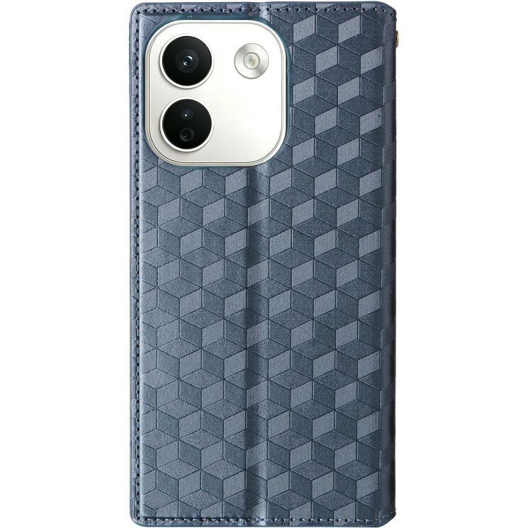 Чехол Deexe Rhombus Book для Xiaomi Redmi Note 17 Pro Max - Blue: фото 7 из 7