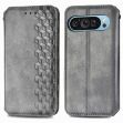 Чехол Deexe Rhombus Wallet для Google Pixel 11 / 11 Pro - Grey (425517H)