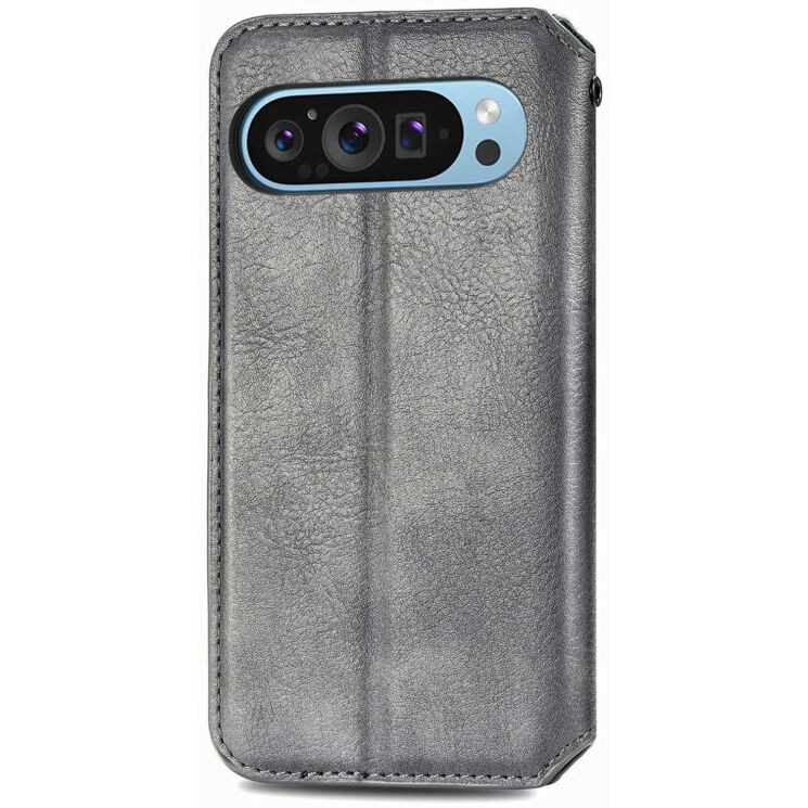 Чохол Deexe Rhombus Wallet для Google Pixel 11 / 11 Pro - Grey: фото 6 з 10