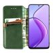 Чехол Deexe Rhombus Wallet для Realme 12 5G - Green (355911G). Фото 2 из 6