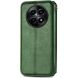 Чехол Deexe Rhombus Wallet для Realme 12 5G - Green (355911G). Фото 5 из 6