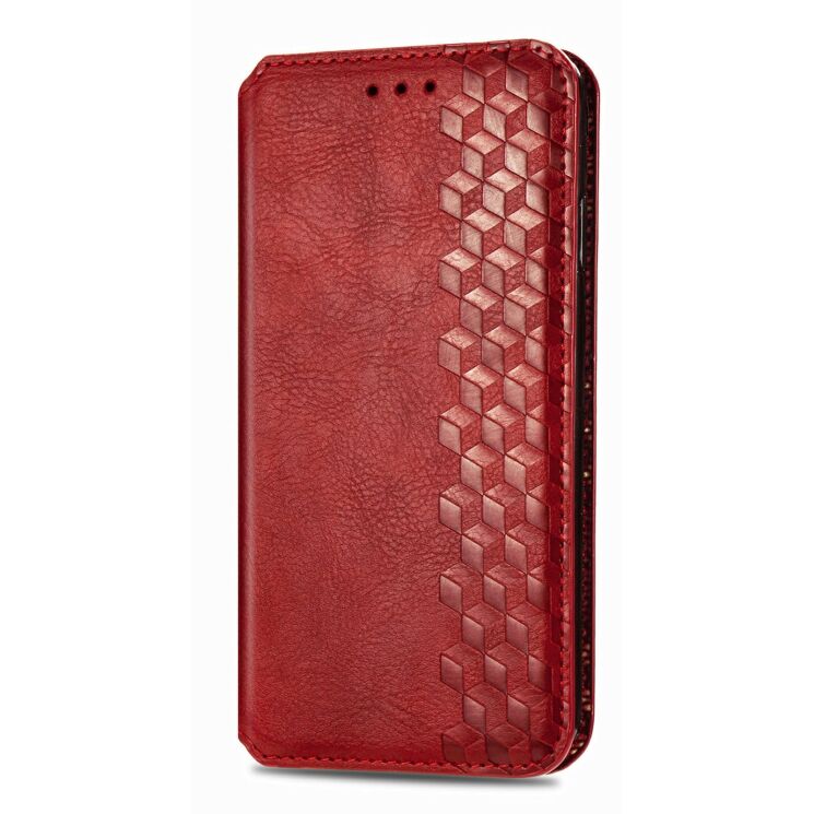 Чохол Deexe Rhombus Wallet для Samsung Galaxy S26 Ultra (S948) - Red: фото 4 з 6
