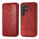 Чохол Deexe Rhombus Wallet для Samsung Galaxy S26 Ultra (S948) - Red (408514R). Фото 1 з 6