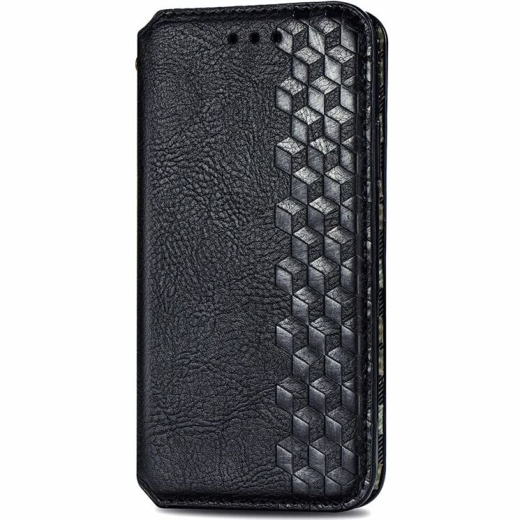 Чехол Deexe Rhombus Wallet для TECNO Spark 20C - Black: фото 4 из 6