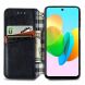 Чехол Deexe Rhombus Wallet для TECNO Spark 20C - Black (345615B). Фото 2 из 6