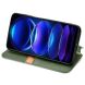 Чехол Deexe Rhombus Wallet для Xiaomi Poco X5 Pro / Redmi Note 12 Pro 5G - Green (318752G). Фото 3 из 6