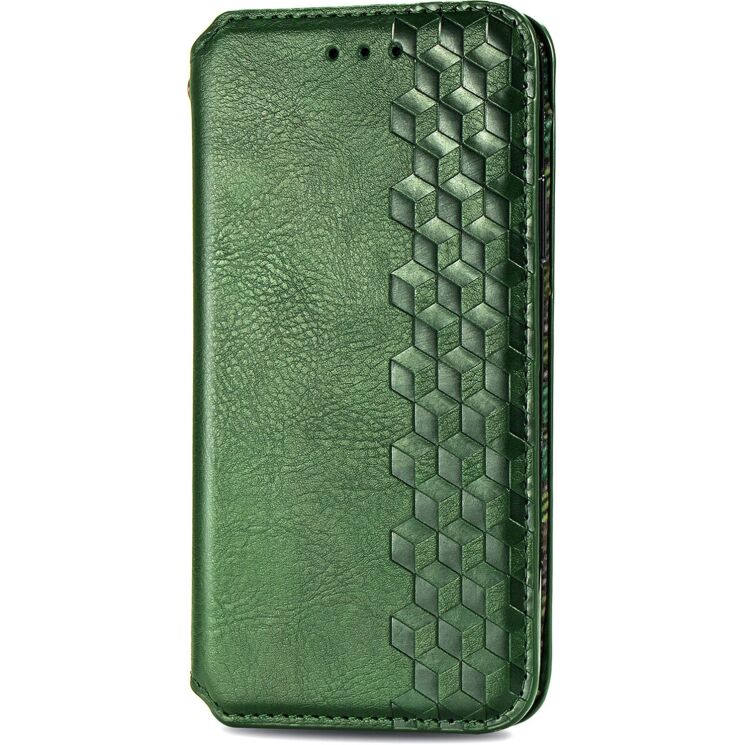 Чехол Deexe Rhombus Wallet для Xiaomi Poco X8 Pro Max - Green: фото 5 из 10
